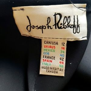 Joseph Ribkoff Black Knee Length Pencil Skirt